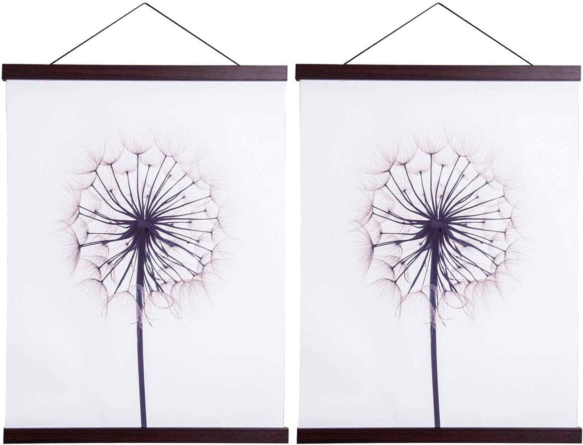 Stunq® Magnetische Posterhouder van Hout – Geschikt voor Diverse Formatten en Hergebruik