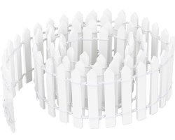 Mini tuinhek 90x5cm hout micro landschap ornamenten decoratieve hek accessoires voor feeëntuin voor poppenhuis knutselen diorama project decoratie van een plantenbak