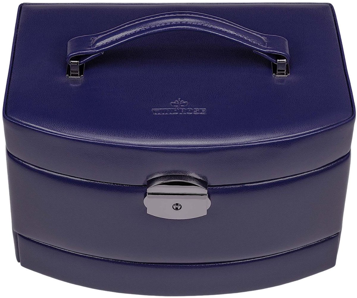 WINDROSE sieradendoos Merino Moda Jewelry Box Dark Blue donkerblauw