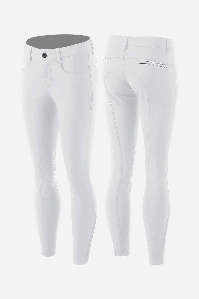 Culotte D'équitation Animo – Patch Genou, Couleur Tan, Taille I-42 – Neuve Avec étiquettes