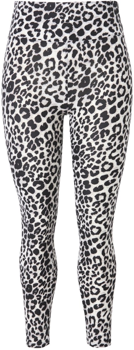 Studio Untold - Dames - Legging tight shape luipaardprint - Off-white - Maat 46+
