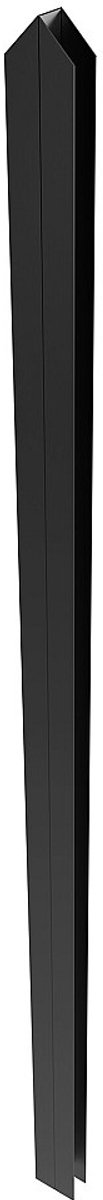 Vente-unique Connector voor dubbel glasraam voor binnen - H105 cm - Zwart - TOLLESON