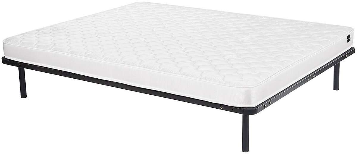 Vente-unique Set 140 x 190 cm lattenbodem + matras van schuim van 15 cm dik - DANAE II van YSMÉE