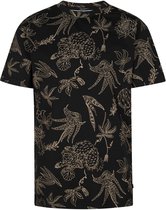 Petrol Industries - Jongens T-shirt met all-over print Agave - Zwart - Maat 116