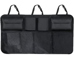 IMPERATORIS® Kofferbak Organizer - Auto Opbergtas - Opvouwbare Tas voor Boodschappen en Gereedschap - Anti-slip Bodem - Veel Opbergruimte - 1 Stuk - Zwart -Lengte 8-19 inch