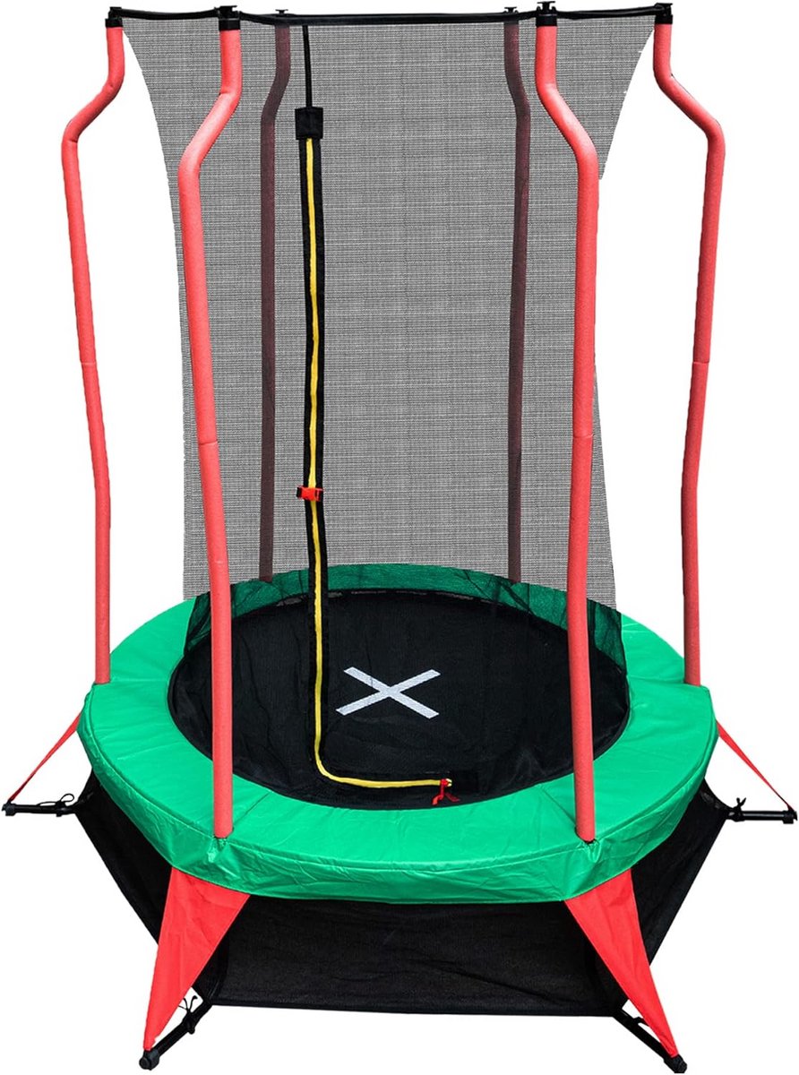 Kindertrampoline 140 cm met Veiligheidsnet voor Binnen en Buiten (3-5 jaar)