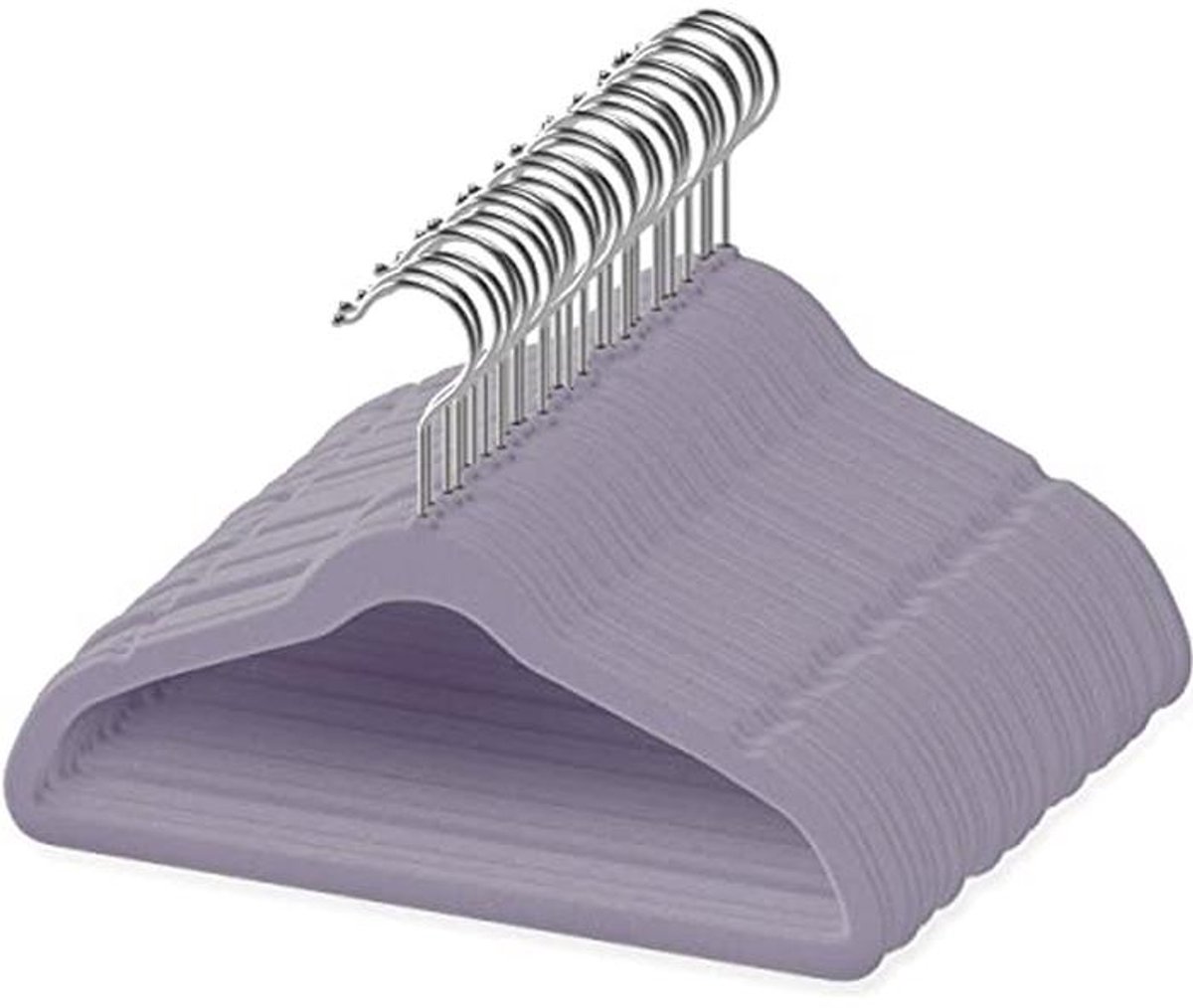 Premium Fluwelen Baby Hangers 11.8 Inch - Antislip en Ruimtebesparend voor Kinderen