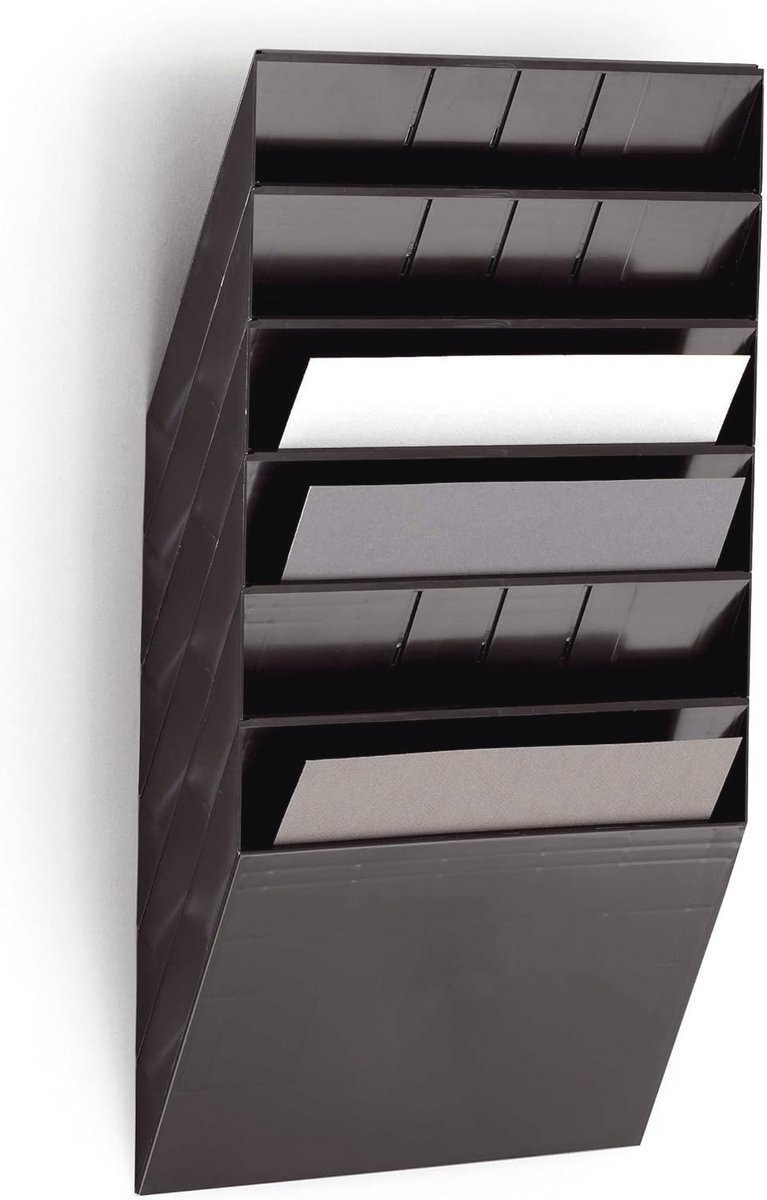 Folderhouder A4 Flexiboxx met 6 Compartementen