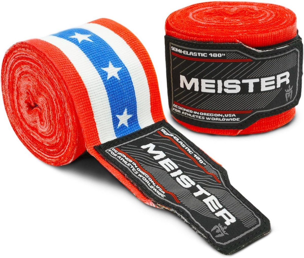 Semi-elastische handwraps voor MMA en boksen - 180 inch (457 cm)