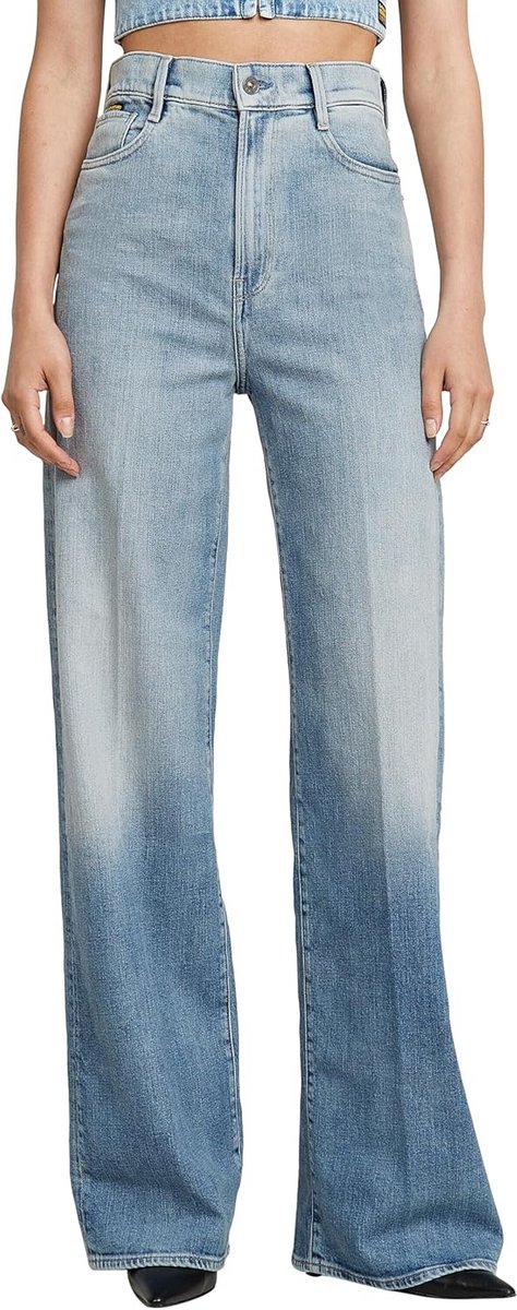 Hoge Taille Losse Jeans voor Dames - Comfortabele Straight Fit Denim