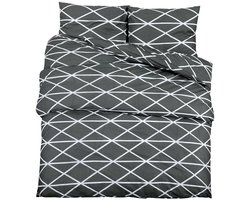 Dekbedovertrekset | Beddengoed 260x240 cm katoen grijs