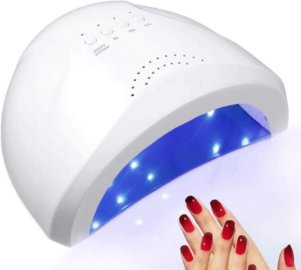 Krachtige 48W LED Nageldroger voor Gelnagels met Timer en Infraroodsensor