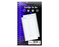 Spiraalgebonden Geperforeerde Afsprakenpad met Notities en Grafiek | Wat te Doen Vandaag