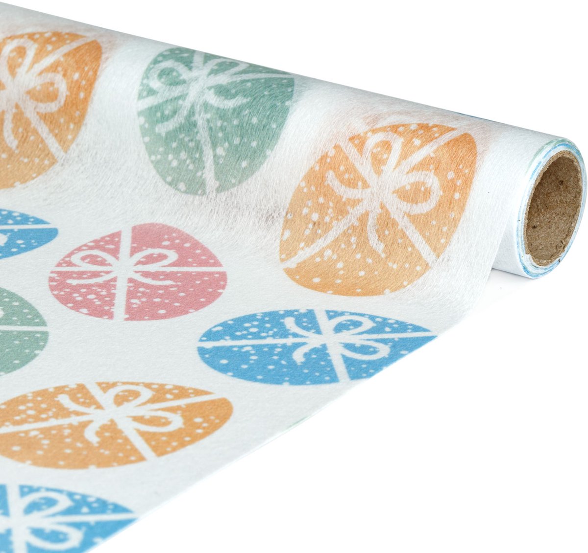 Tafelloper Pasen 180 x 28 cm – Witte Paas Tafelloper met Paasei Motief – Polyester Tafelloper voor Eettafel & Decoratie 1 Stuks [58207A]