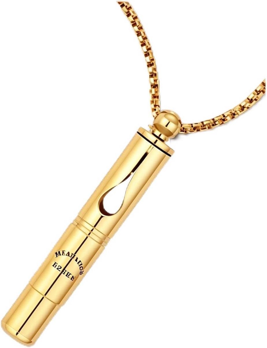 Meditatie Ademhalingstool met RVS Ketting voor Mindfulness en Ontspanning