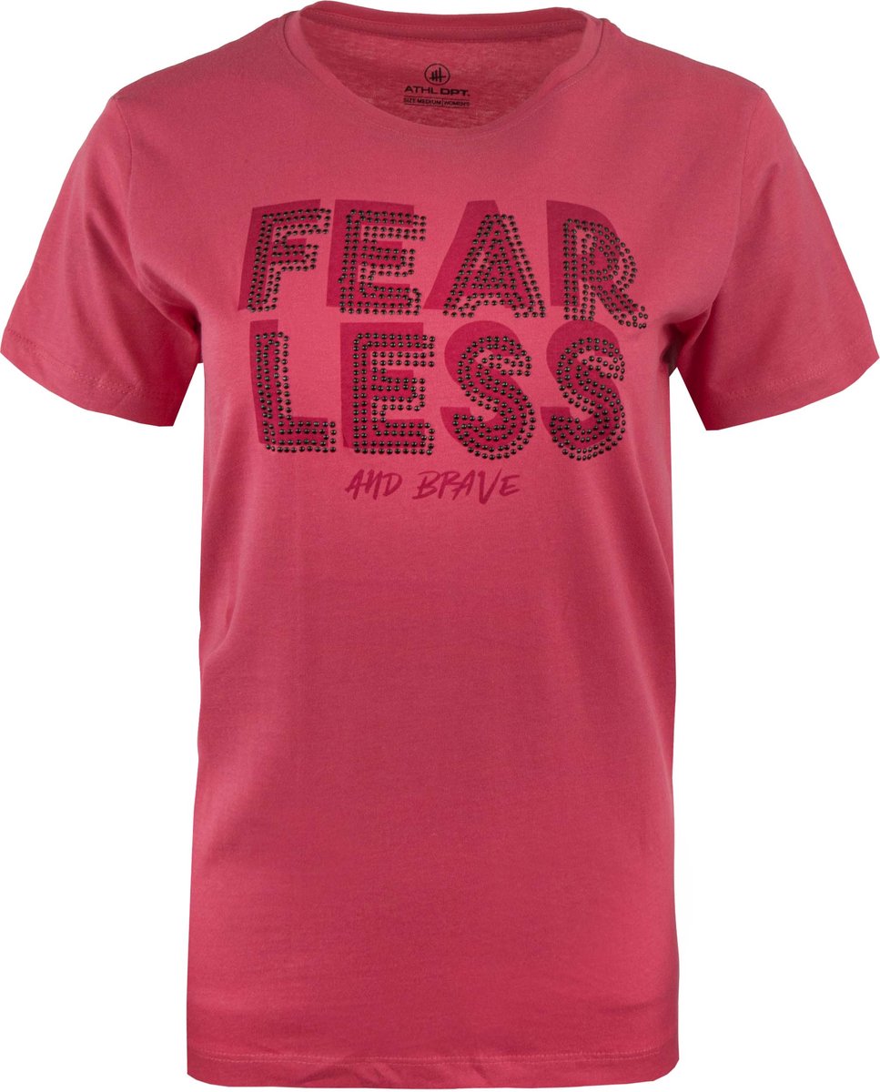 Dames-T-shirt Athl. Dpt Heloisa Fuchsia Roze - S
