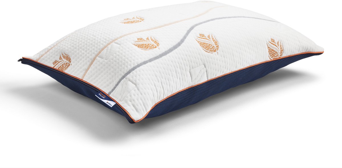 M line Hoofdkussen TeamNL Pillow | Aanpasbaar kussen | Traagschuim kussen | Zomer- en winterzijde | Ventilerend |