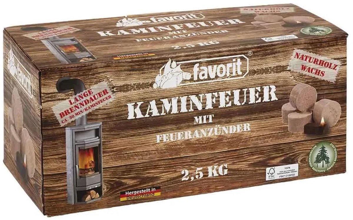favorit® Kachel XXL aanmaakblokjes 2,5kg