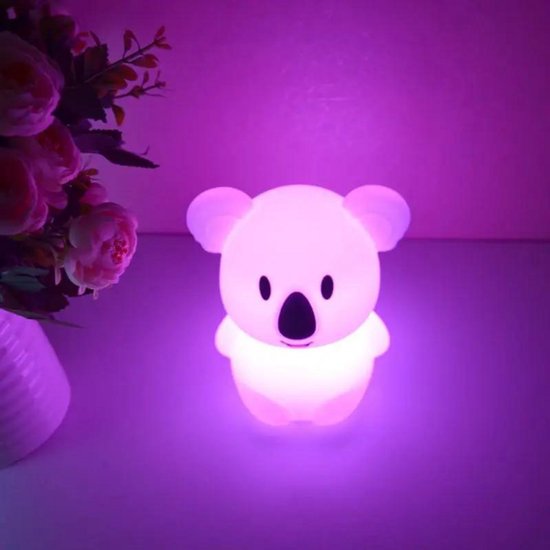 Starky - Silliconen Nachtlamp - Koala - Draadloos - Kleuren Verandering van Merkloos — afbeelding 4