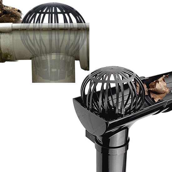 BBTISG Aluminium dakgoot beschermers, rollengte 6 m aluminium goot guard mesh uitbreidbare goot downpipe blad guard filter zeef covers voorkomen bladeren of puin verstopping regenpijpen (breedte 127