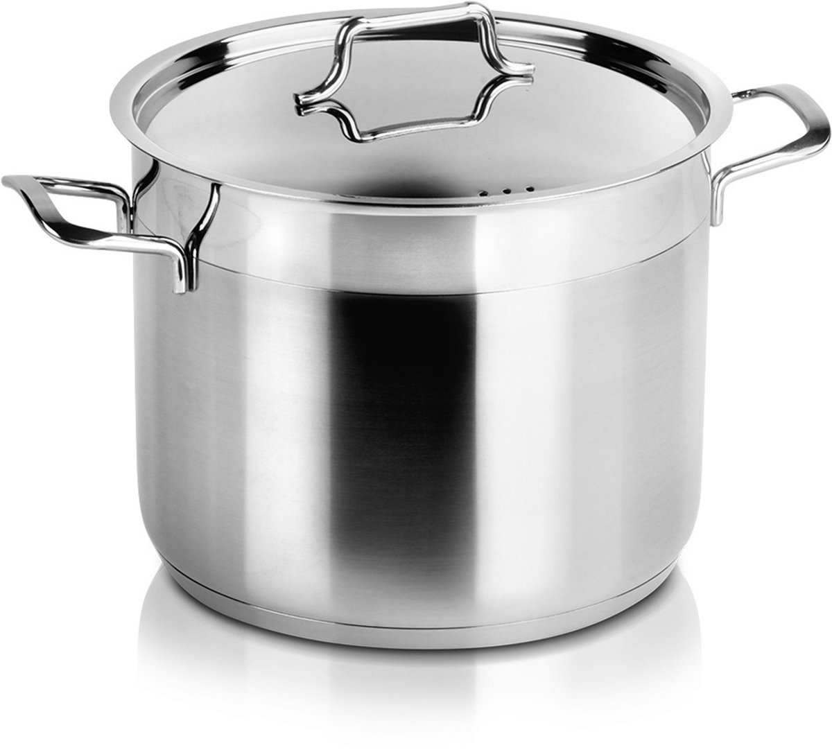 Orion RVS Pan met Deksel 22 cm 6,5 L - Kwaliteit voor iedere keuken