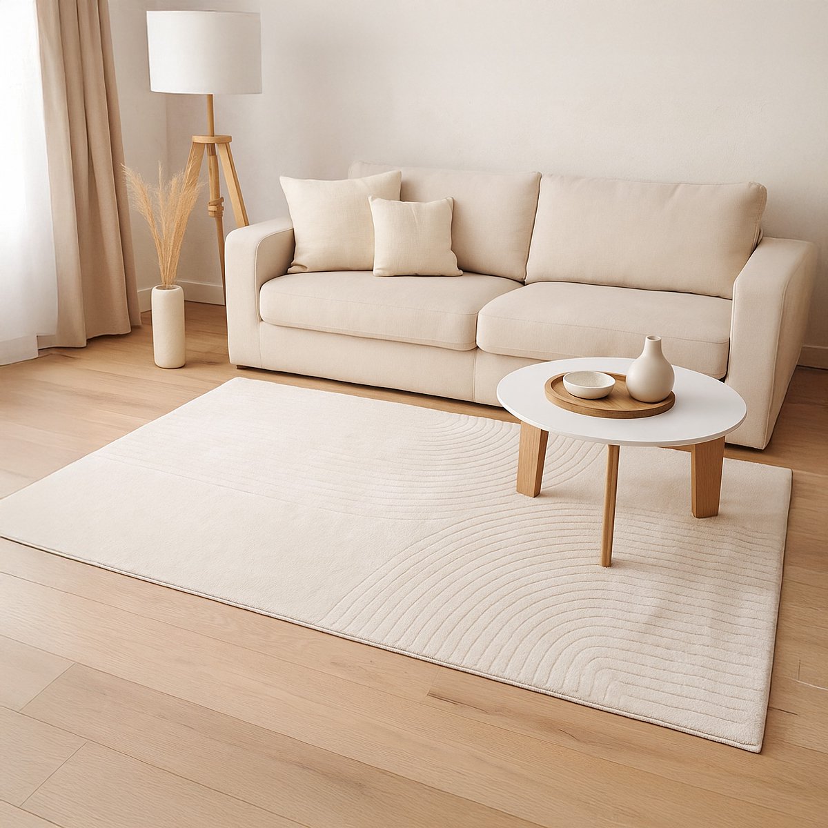 Milton & Oldbrook Vloerkleed 160 x 230 cm Targu Wit