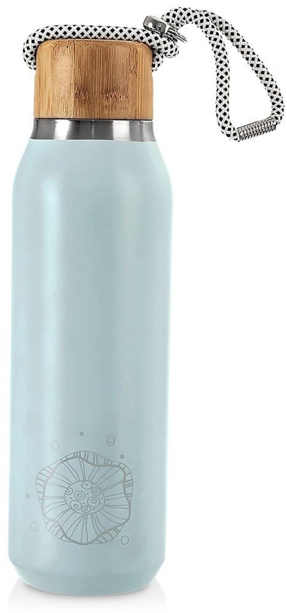Orion - Thermosfles - Staal - 580 ml - Blauwe Kleur - Dubbele Wand
