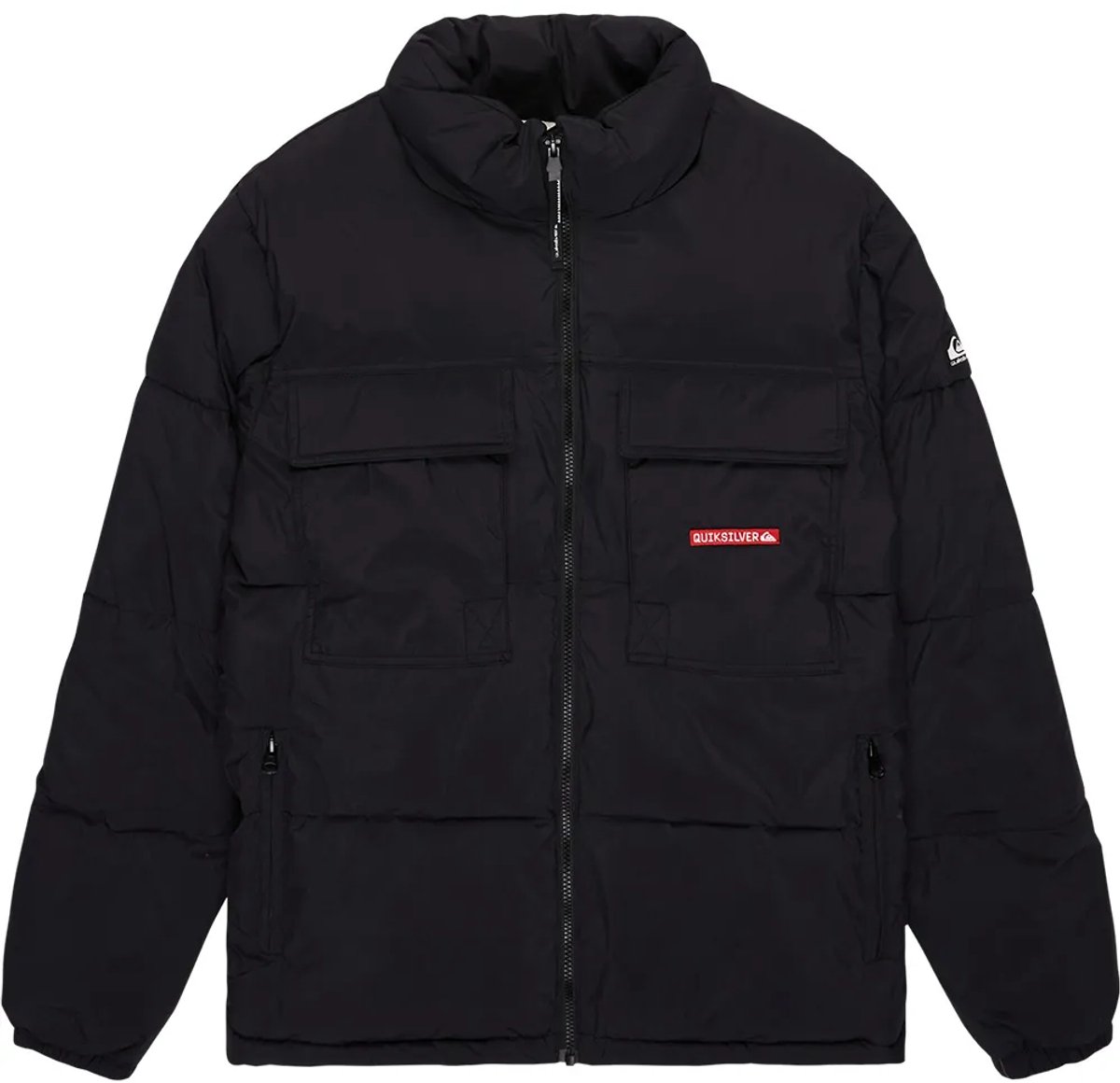 Quiksilver Stay Gewatteerde Jas M Man Zwart