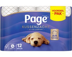 Page Toiletpapier Kussenzacht 3-laags - 12 stuks
