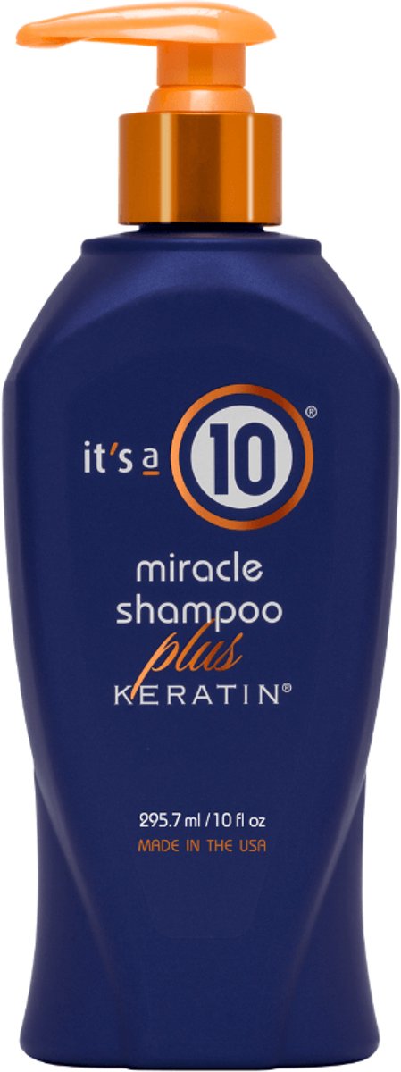 It's a 10 Miracle Shampoo Plus Keratin 295ml