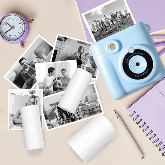 Thermal Paper Refill - Kids Camera Printing Paper - 57mm Instant Camera ...