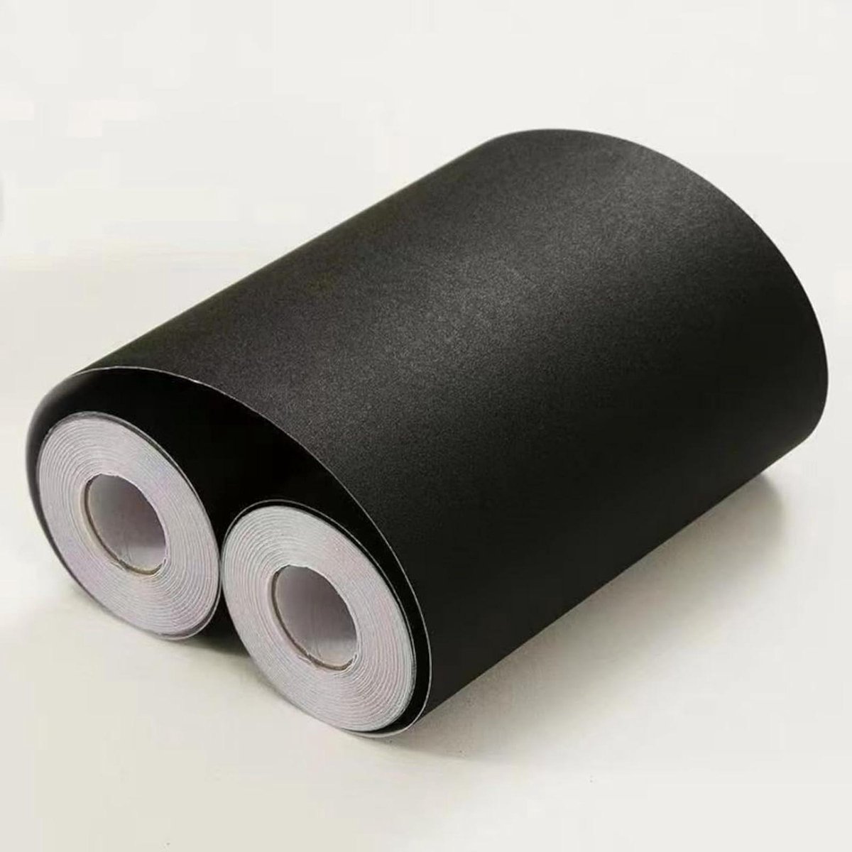 CSGoods - Zelfklevende behangrand in mat zwart voor eenvoudige montage op muren - 15 cm x 1000 cm
