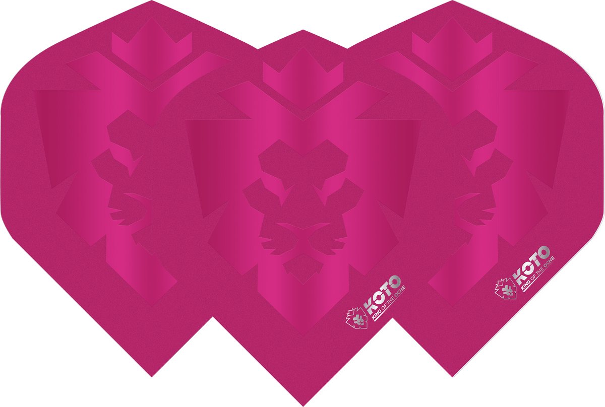 KOTO Pink Emblem NO2 - Dart Flights