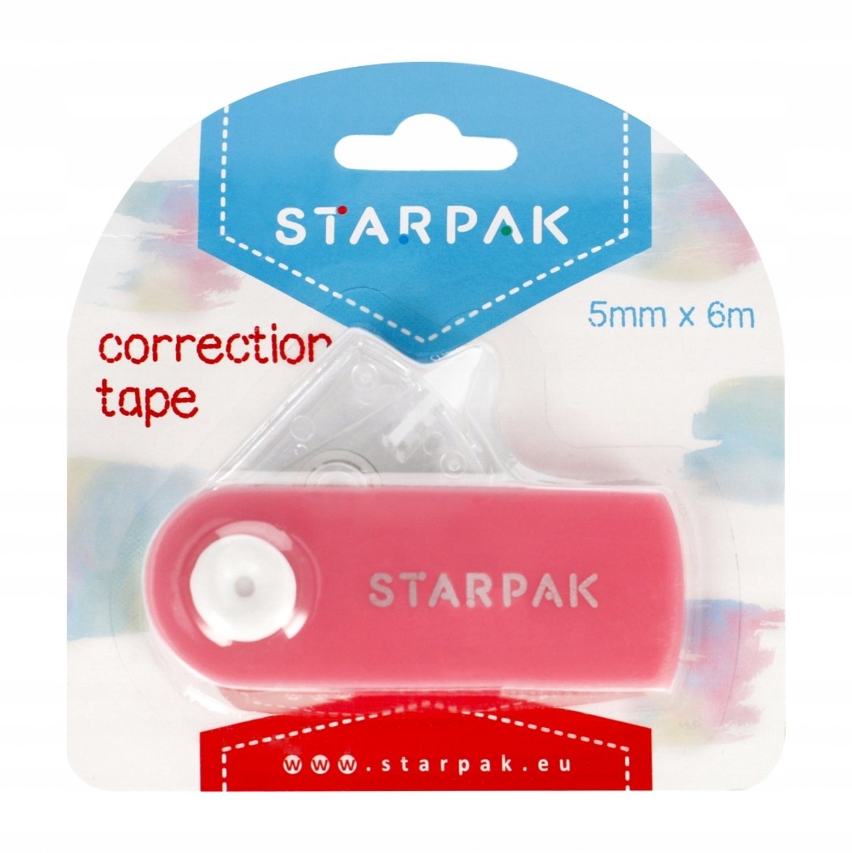 Starpak Korektortape 5 mm x 6 m - Roze Design