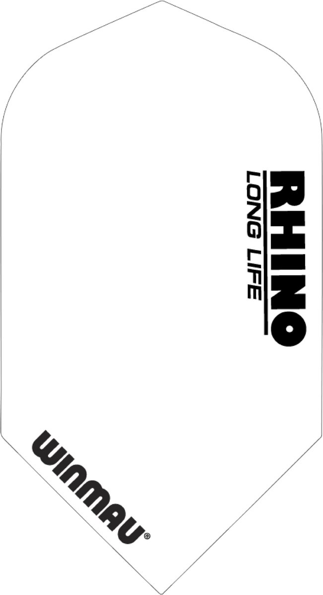Winmau Rhino Slim White - Dart Flights