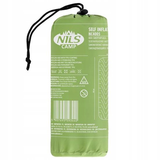 Nils Camp NC4005 opblaasbare kampeermat - lichtgewicht en comfortabel van NILS CAMP — afbeelding 5