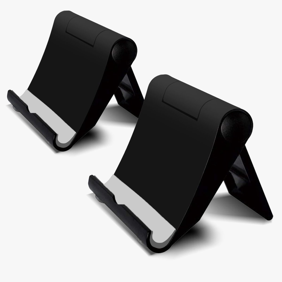 Unyqoos® Verstelbare en opvouwbare telefoonhouder set voor smartphones en tablets