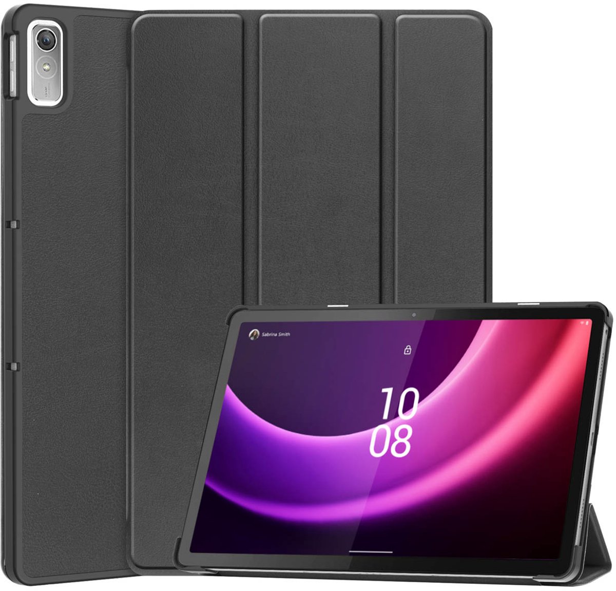imoshion Tablet Hoes - Geschikt voor Lenovo Tab P11 (2nd gen) - Trifold Bookcase - Zwart