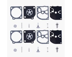KARZO - Carburateur Diafragma Revisie Rebuild Kit voor Husqvarna 45 40 49 55 51 Zaag H55 H51 240R 245R Trimmer Zama RB-45 - Set van 2