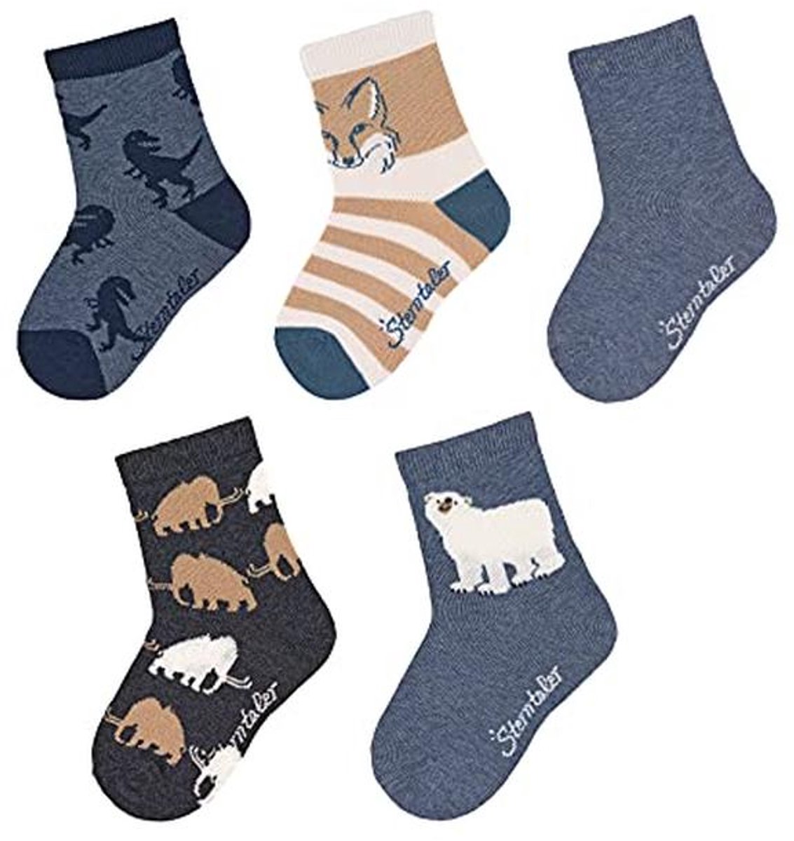 Sokjes 5-pack voor jongens - Kleurrijke baby sokken