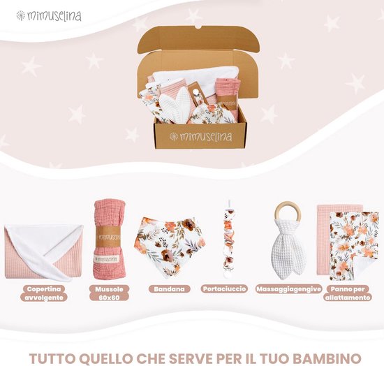 Originele Cadeauset voor Pasgeborenen Schoon en Comfortabel — afbeelding 5