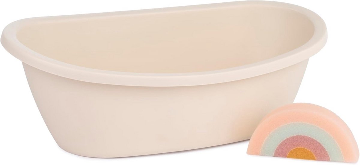 Babybadpop met Accessoires voor Poppen tot 40 cm in Beige
