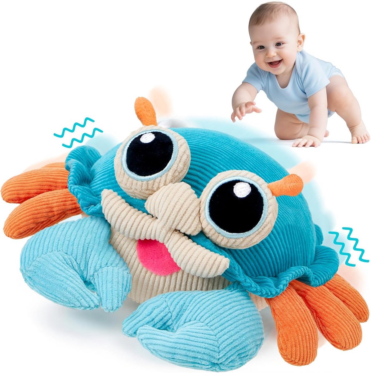 Krabbe Muziek Speelgoed voor Baby's en Peuters - Crawling Toy - Geschikt voor 6 tot 12 Maanden