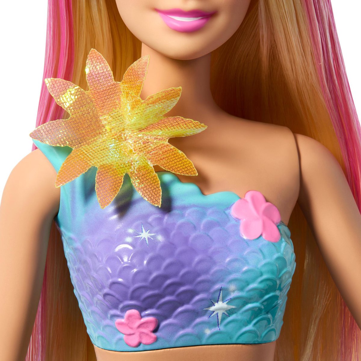Barbie Flower Magic Zeemeerminpop – Magische Bloemen die Bloeien - Blond & Blauw — afbeelding 2