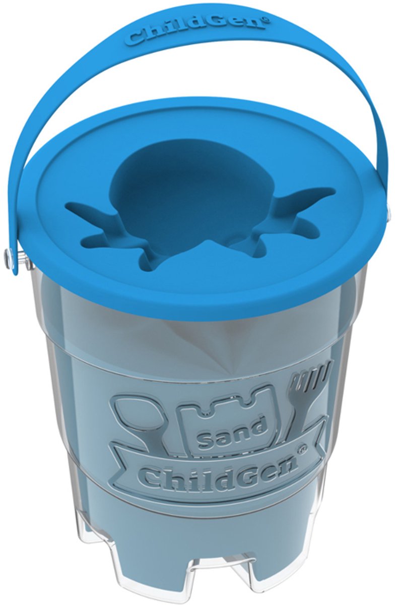ChildGen - Magic sand - zand - 500 gram - Blauw - met zandvormpje - speelzand - 100% natuurlijk