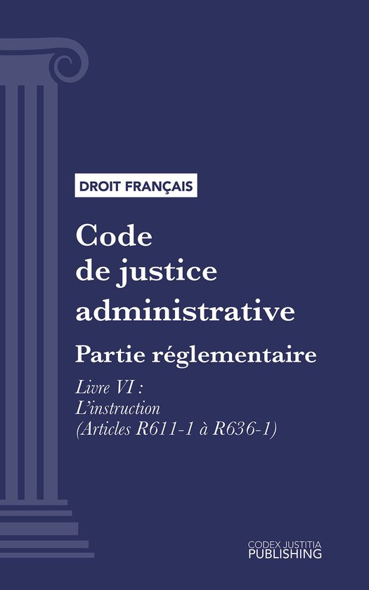 Code de justice administrative - cover