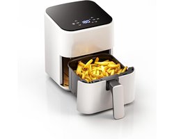 Quvo® Mini Airfryer - Airfryer - Heteluchtfriteuse - Compact - 2.5 Liter - Wit - 26cm x 21cm x 28 cm