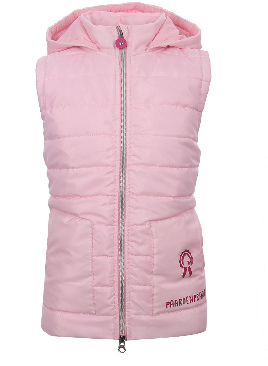 Paardenpraattv Bodywarmer Paardenpraat By Ej George Kids Lichtroze - XS