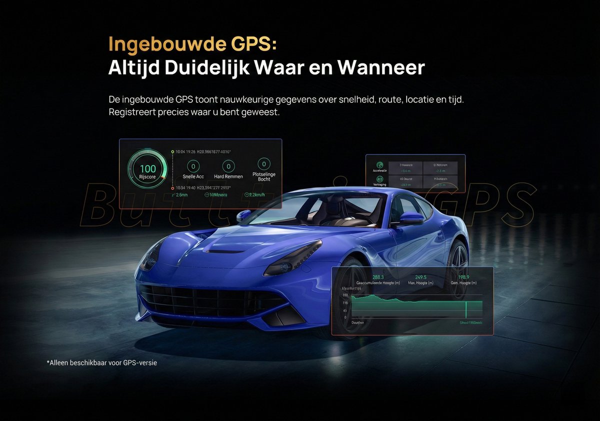 DDPAI Z40 - Dashcam voor Auto - 3K Camera - Nachtvisie - 170 graden kijkhoek - GPS - G-sensor – foto 6