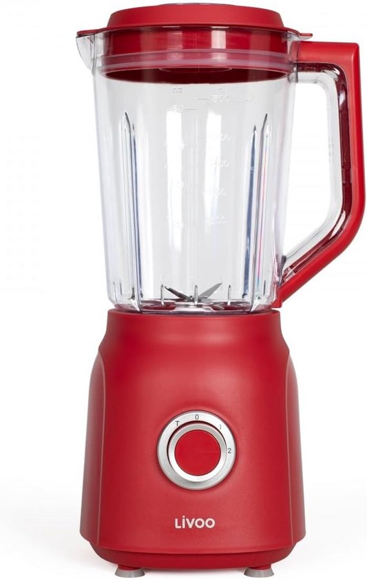 1.5 L Krachtige Blender 600 W 22000 tpm 2 Snelheden Turbofunctie Dubbele Kruisklingen Roestvrij Staal Geschikt voor Vaatwasser Mengkom Deksel — afbeelding 4